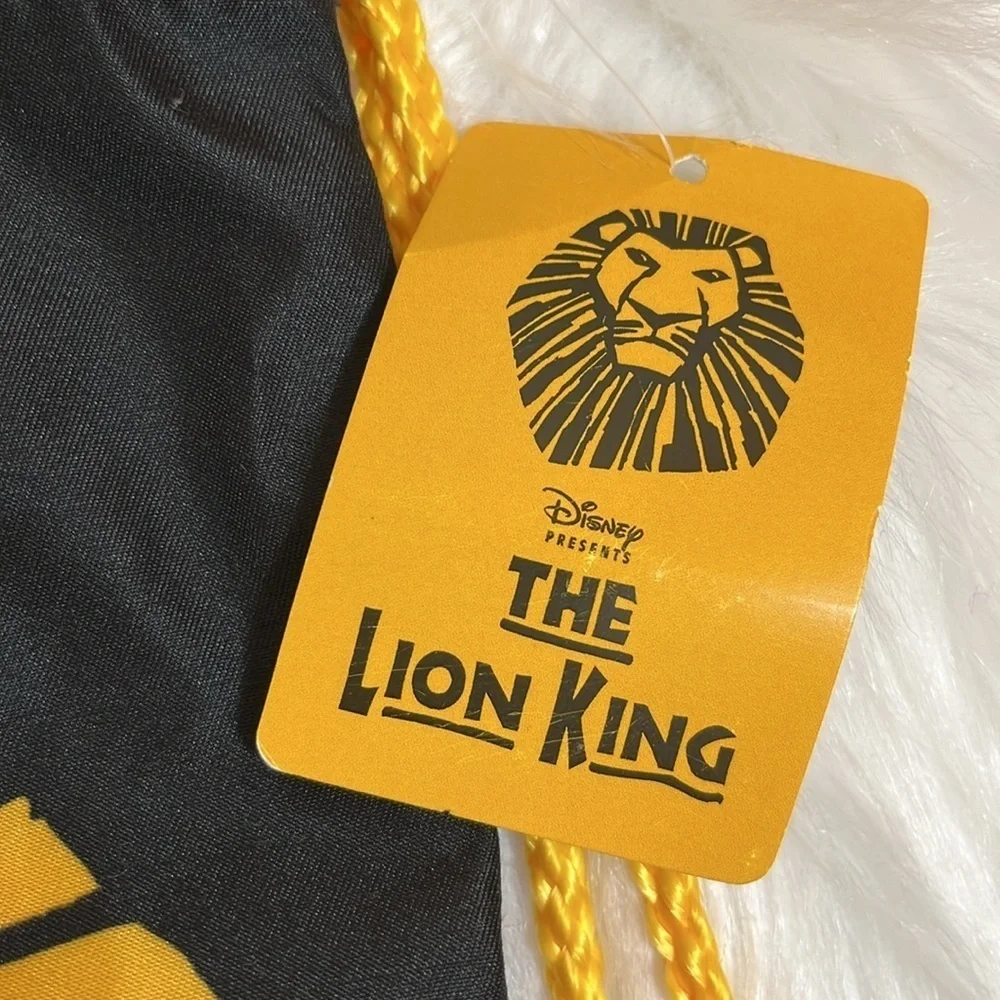 NWT Disney The Lion King Broadway Drawstring Cinch Bag